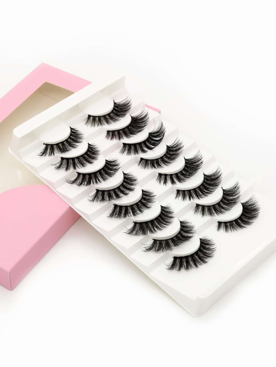 8pairs Volume False Eyelashes Strip Lashes, Lashes, Eyelashes, Fake Lashes