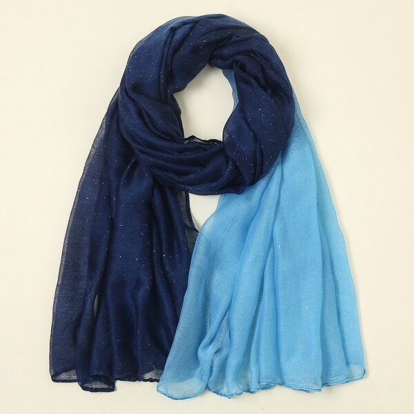 

1pc Ombre Scarf, Blue