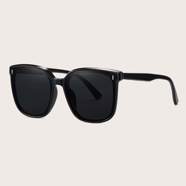 

Men Acrylic Frame Tinted Lens Sunglasses, Black