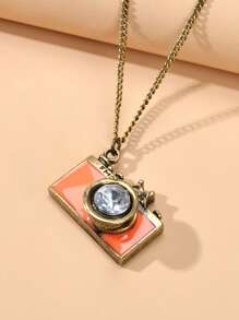 Collar con diseño de cámara - Naranja - Ver 3