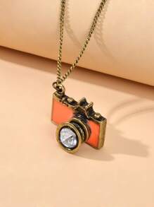 Collar con diseño de cámara - Naranja - Ver 4