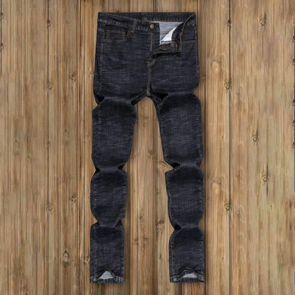 

Men Washed Skinny Jeans, Black