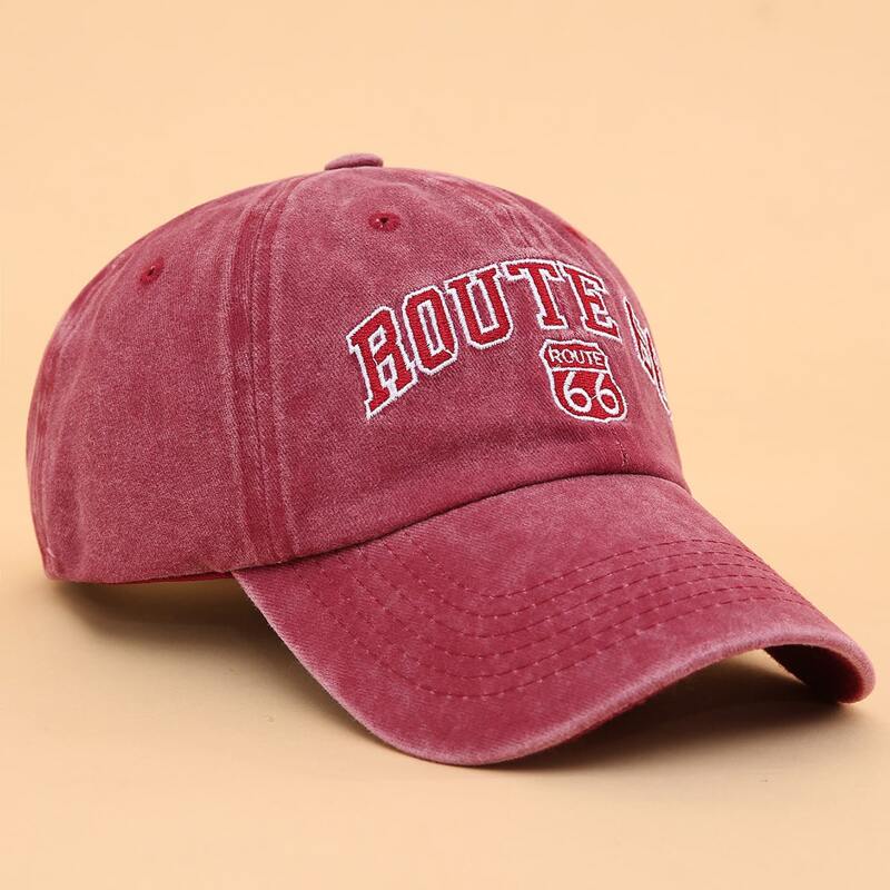 

Letter Graphic Baseball Cap, Burgundy