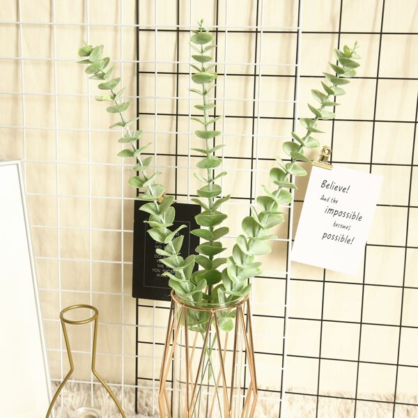 

3pcs Artificial Eucalyptus Branch, Green