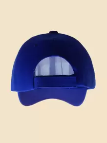 Minimalist Baseball Cap Casual - Royal Blue - View 3