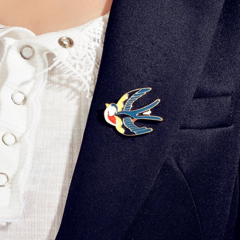 

Animal Design Brooch, Multicolor