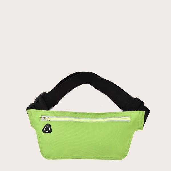 

Zip Front Fanny Pack, Green