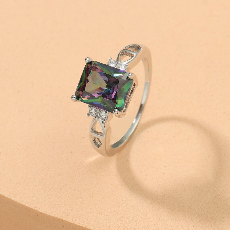

Zircon Decor Ring, Multicolor