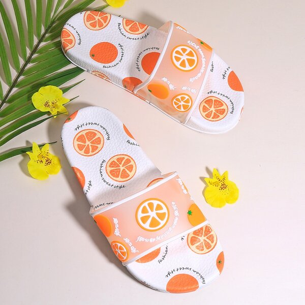 

Lemon Pattern Slides, Orange