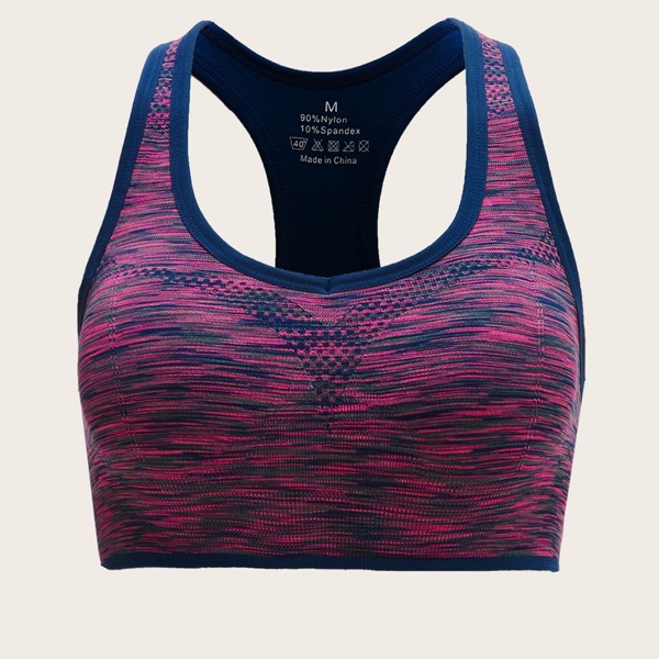 

High Support Space Dye Sports Bra, Multicolor