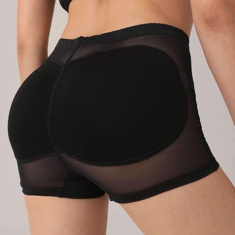

1pc Contrast Mesh Panty, Black