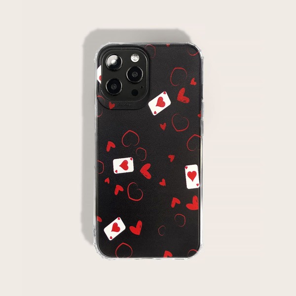 

Чехол для iPhone с узором игральной карты, Многоцветный