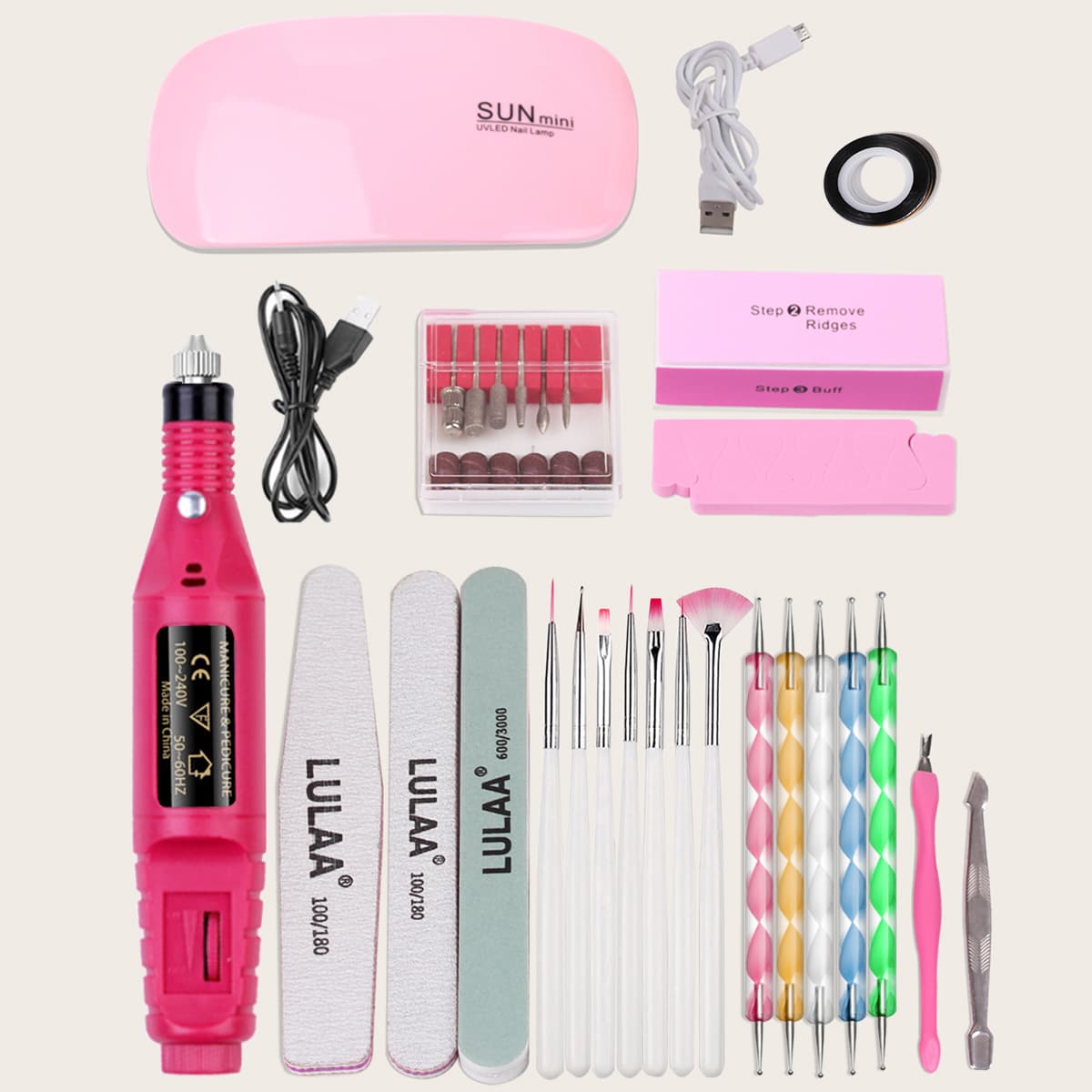 

1set Nail Art Tools, Multicolor