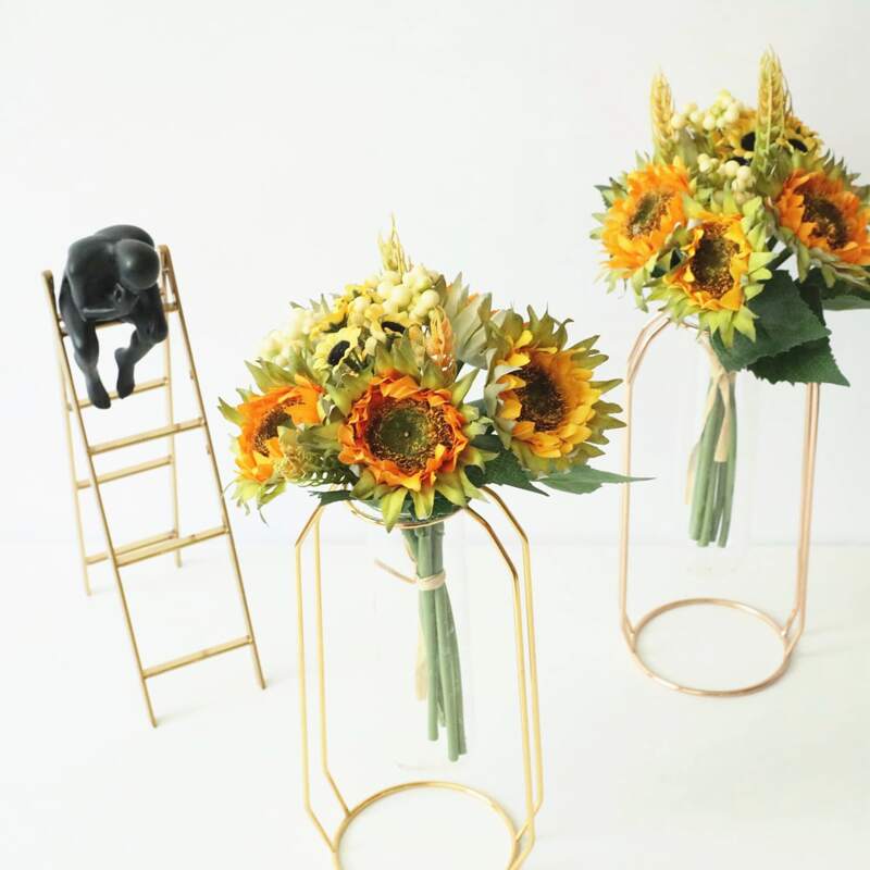 

6branches Artificial Sunflower, Orange