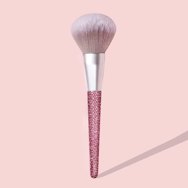 

Rhinestone Decor Powder Brush, Pink
