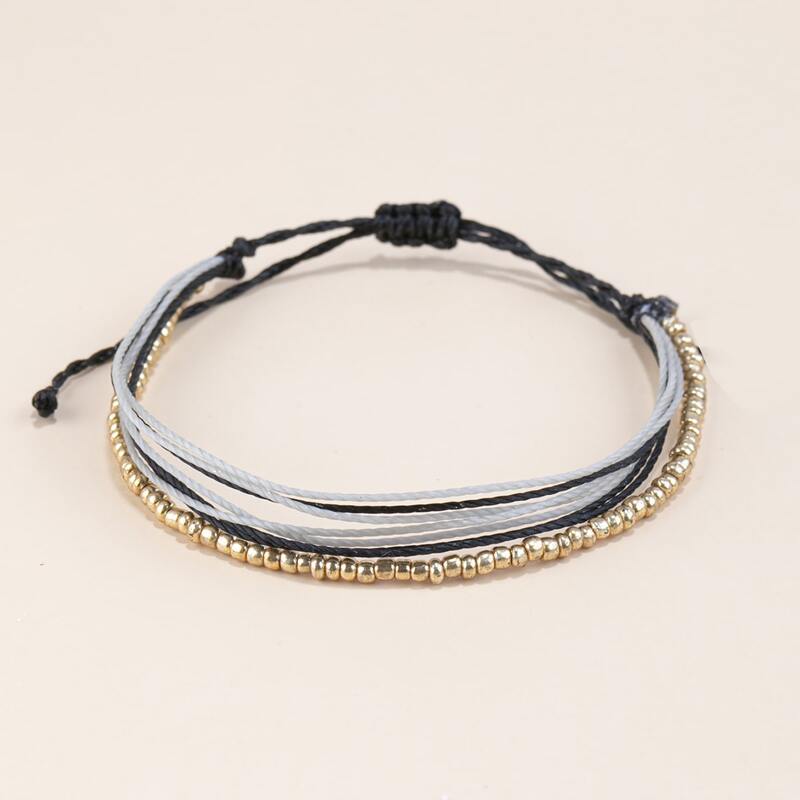 

Guys Layered Bracelet, Multicolor