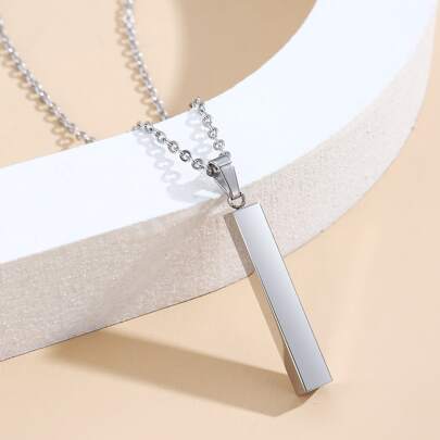 Men Geometric Charm Necklace