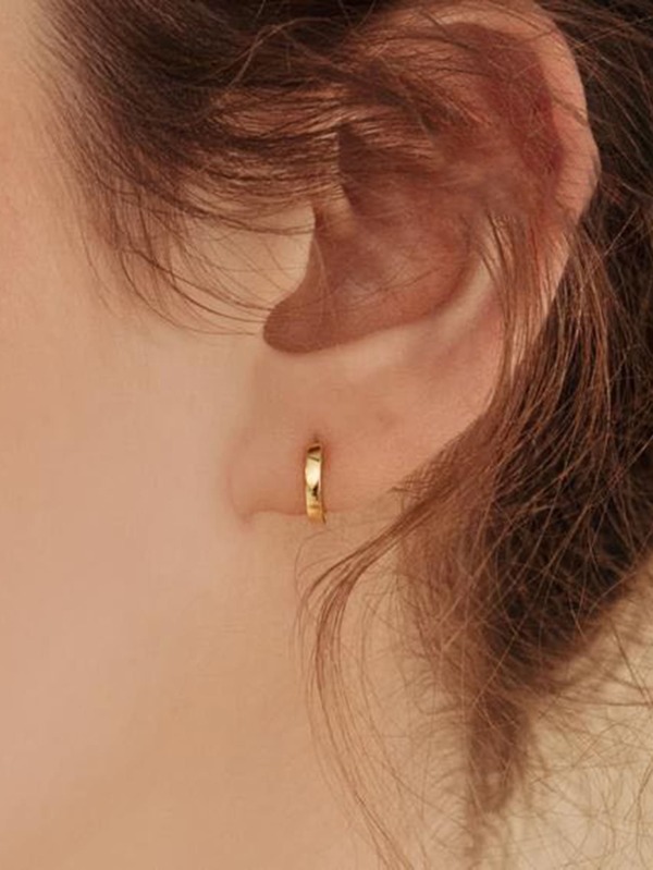 Minimalist Hoop Earrings SHEIN UK