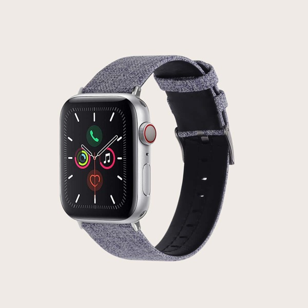 

Холщовый ремешок для Apple Watch с металлической пряжкой, Многоцветный