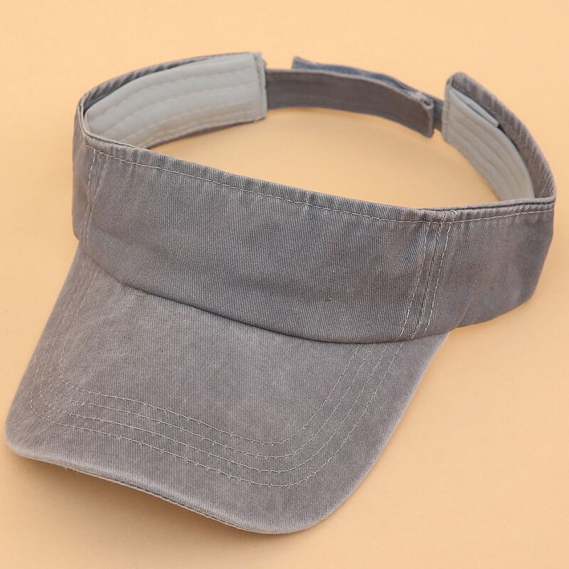 

Solid Visor Hat, Grey