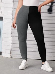 Mulvari Plus Two Tone Leggings - Multicolor - View 2