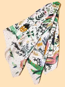Plants Print Bandana - Multicolor - View 1