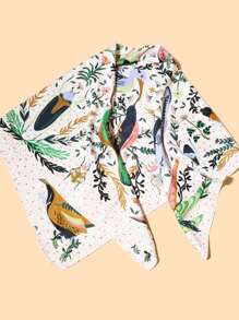 Plants Print Bandana - Multicolor - View 4