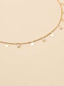 Vòng cổ Star Charm - Vàng - Xem 3