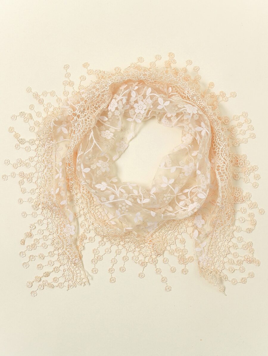 1 chiếc khăn tam giác họa tiết hoa và ren thời trang dành cho nữ, băng đô Bandana phong cách Boho, dây buộc tóc, dây buộc đầu lý tưởng để tô điểm cho vẻ ngoài của bạn trong ngày lễ tình nhân