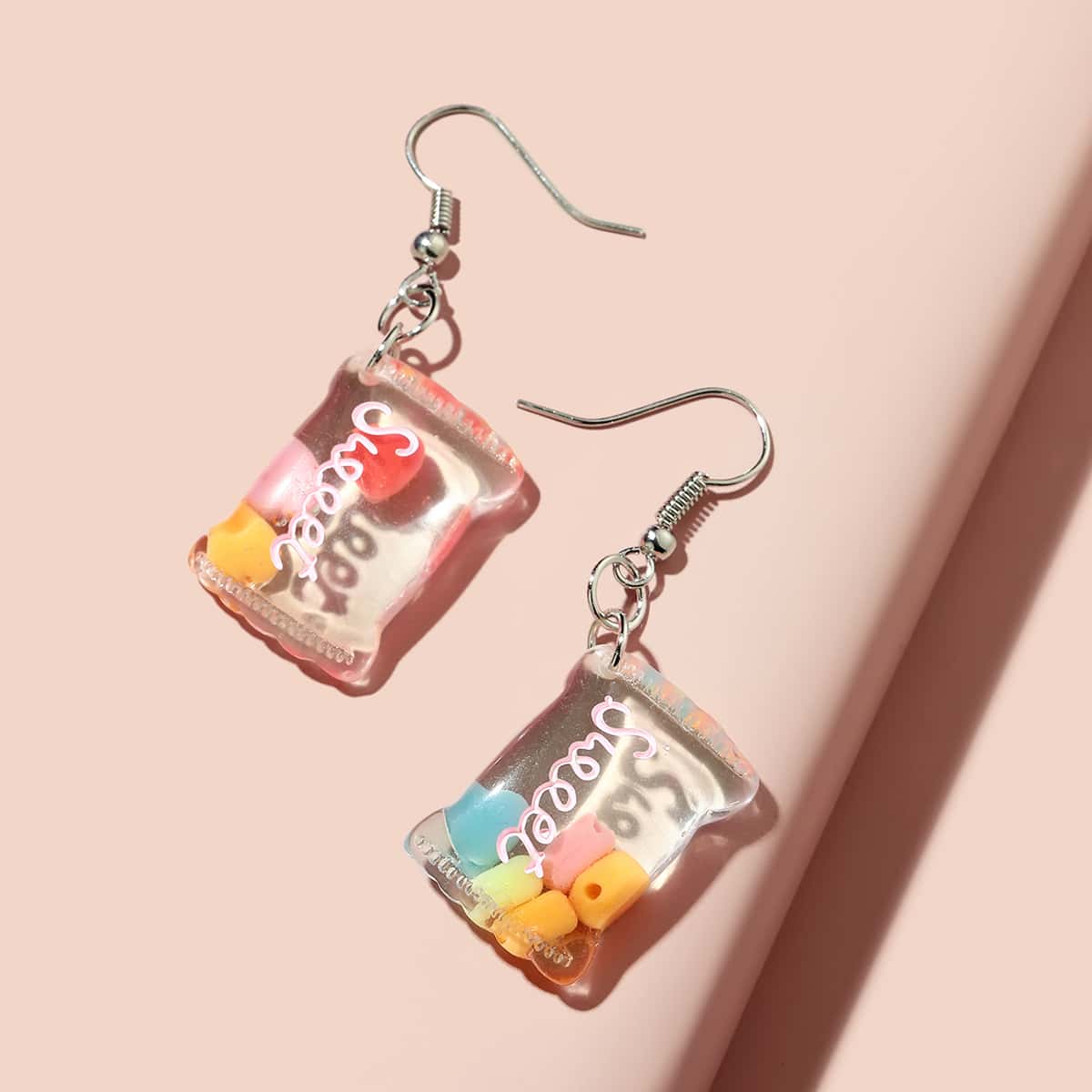 

Cartoon Drop Earrings, Multicolor