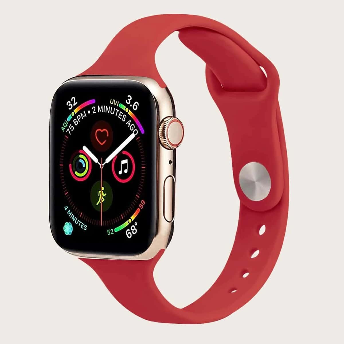 

Solid Apple Watch Band, Red