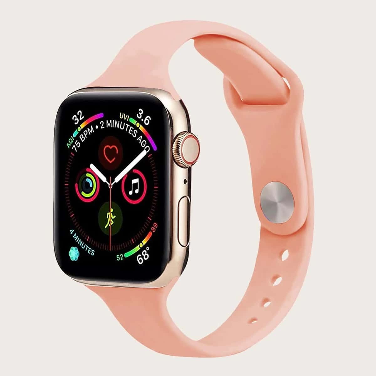 

Solid Apple Watch Band, Coral pink