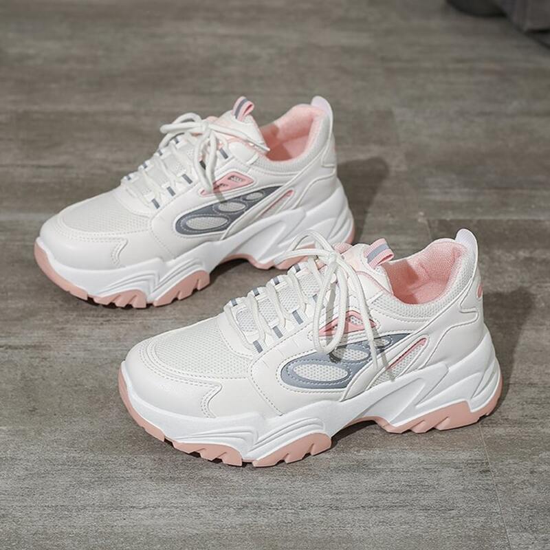 

Mesh Chunky Trainers, White