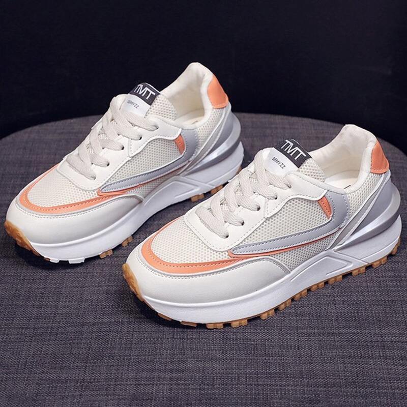 

Lace-up Mesh Sneakers, White