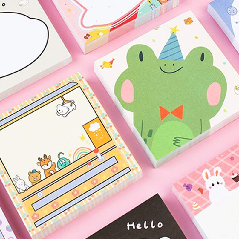 

1pc Cartoon Graphic Random Sticky Note, Multicolor