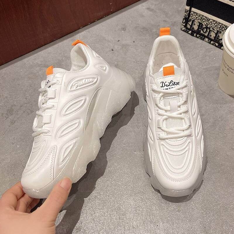 

Solid Chunky Trainers, White