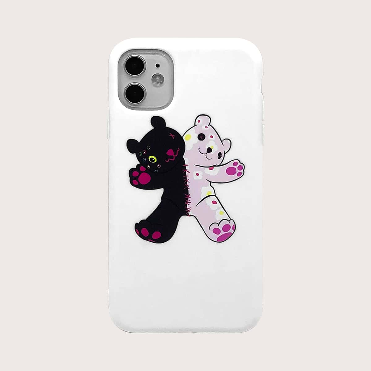

Bear Toy iPhone Case, White