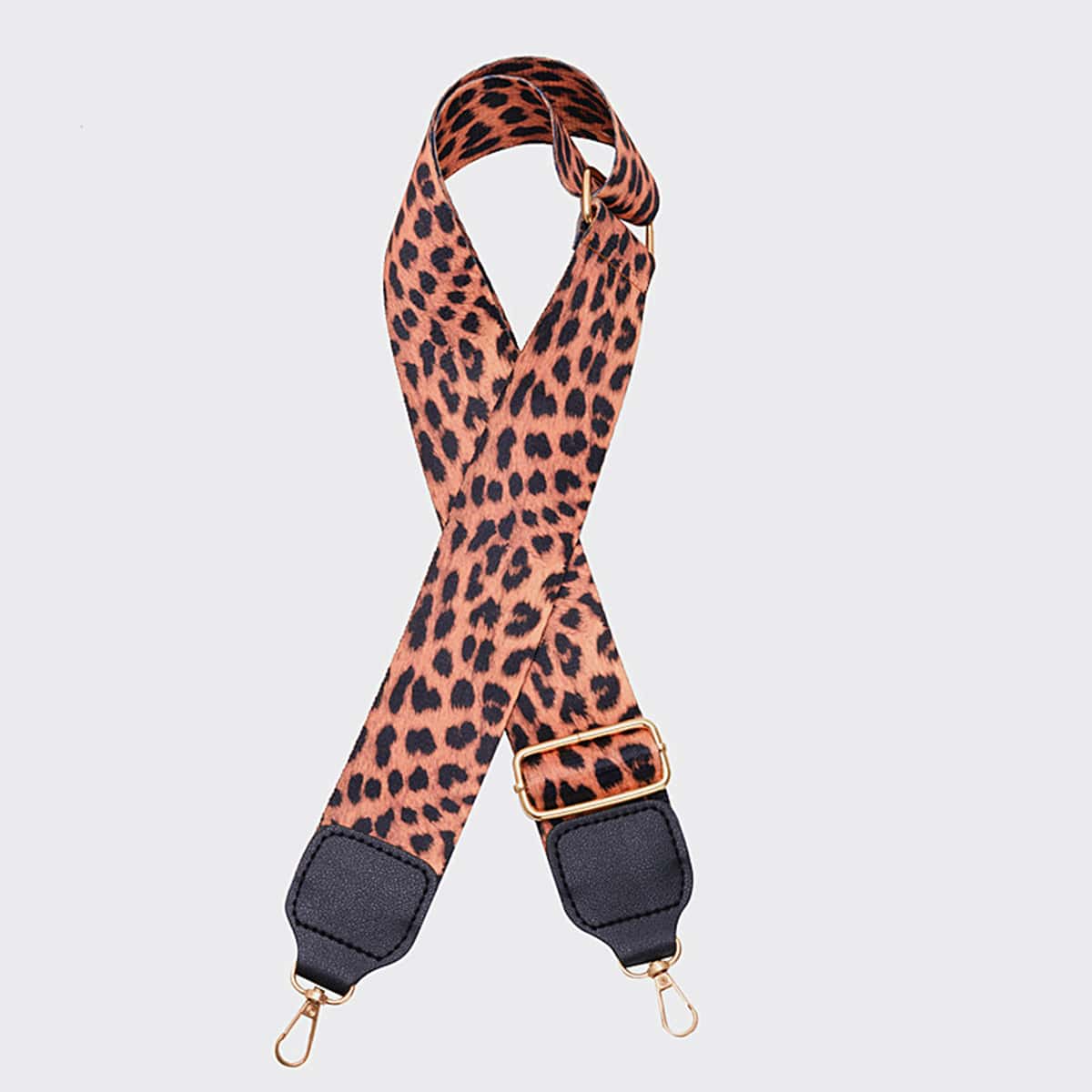 

Leopard Bag Strap, Brown