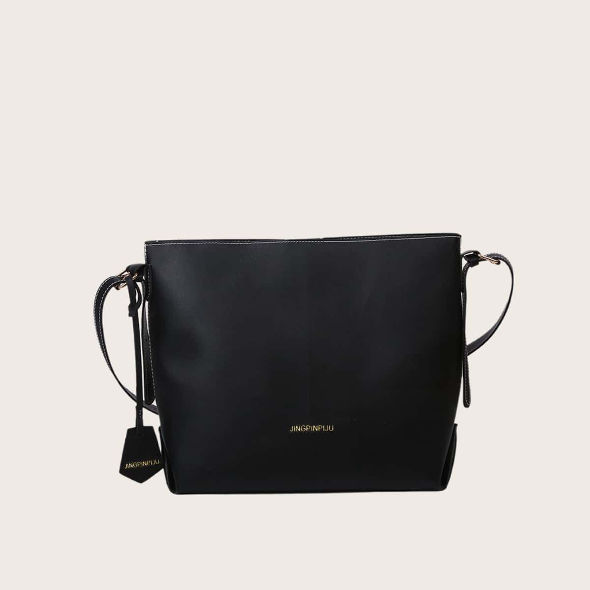 

Minimalist Shoulder Bag, Black