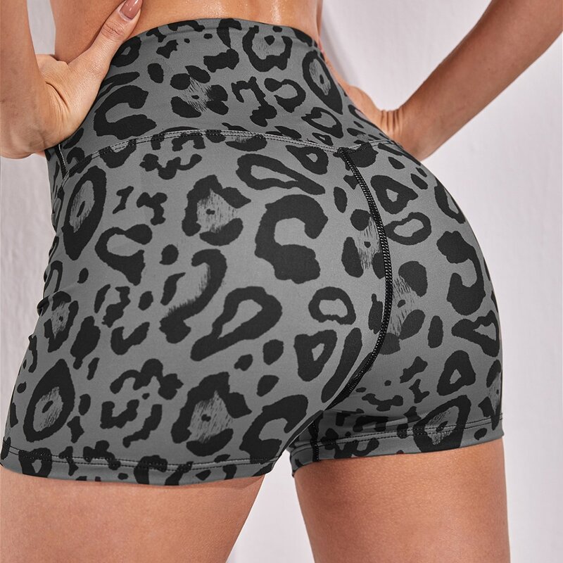 

Wide Band Waist Graphic Print Sports Shorts, Grey