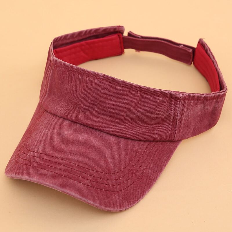 

Solid Visor Hat, Rose red