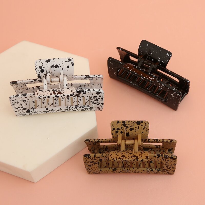 

3pcs Dalmatian Hair Claw, Multicolor