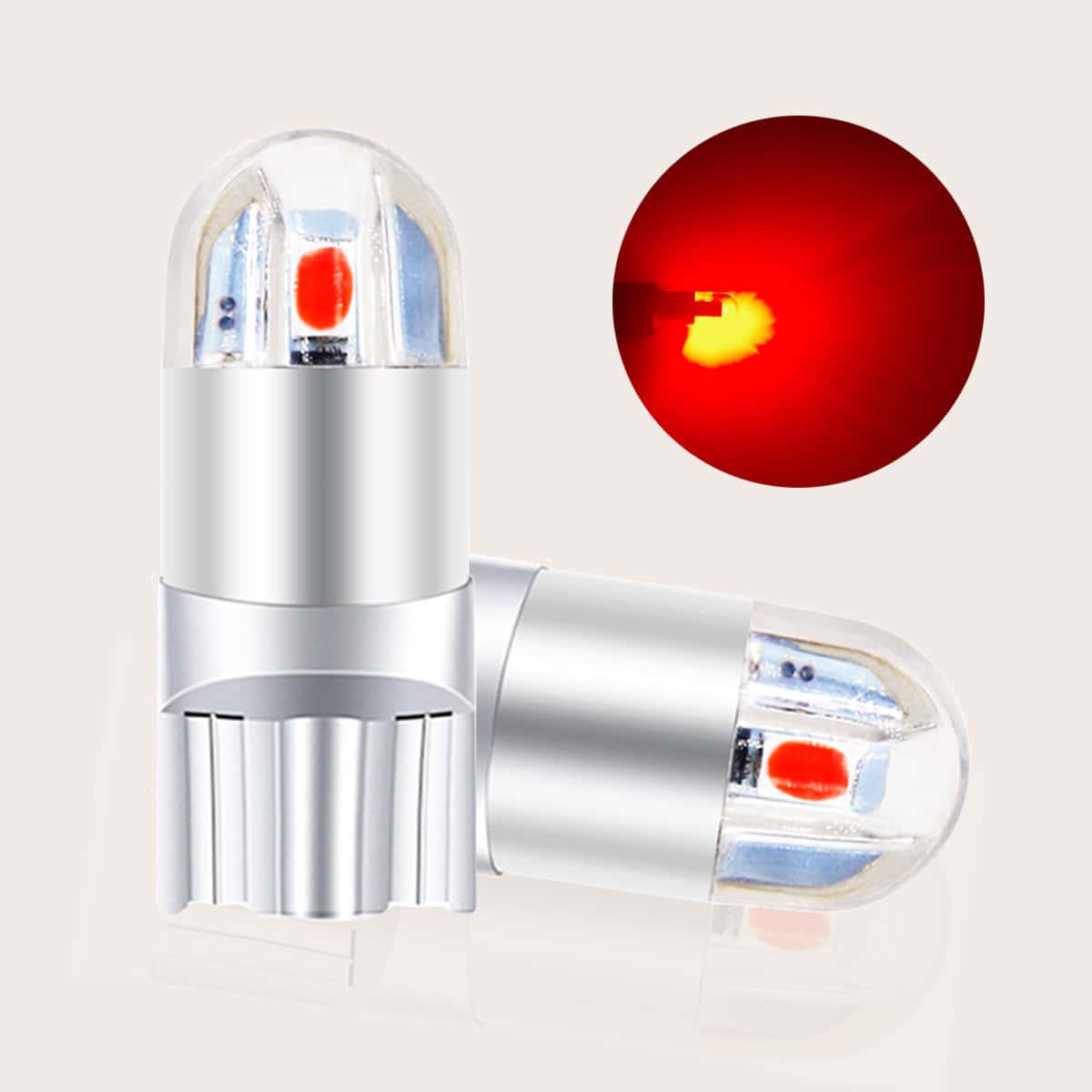 

2pcs 7 Color LED Car Light, Multicolor