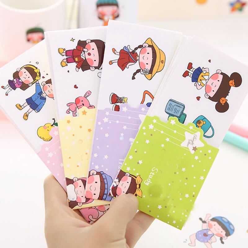 

4sheets Cartoon Graphic Random Sticker, Multicolor