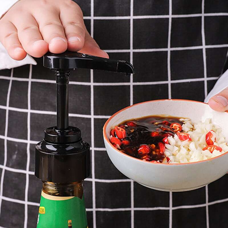

1pc Random Color Sauce Bottle Press Mouth, Multicolor