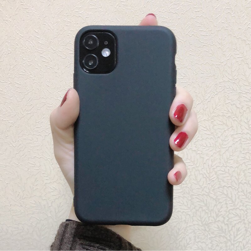 

Solid Matte iPhone Case, Navy blue