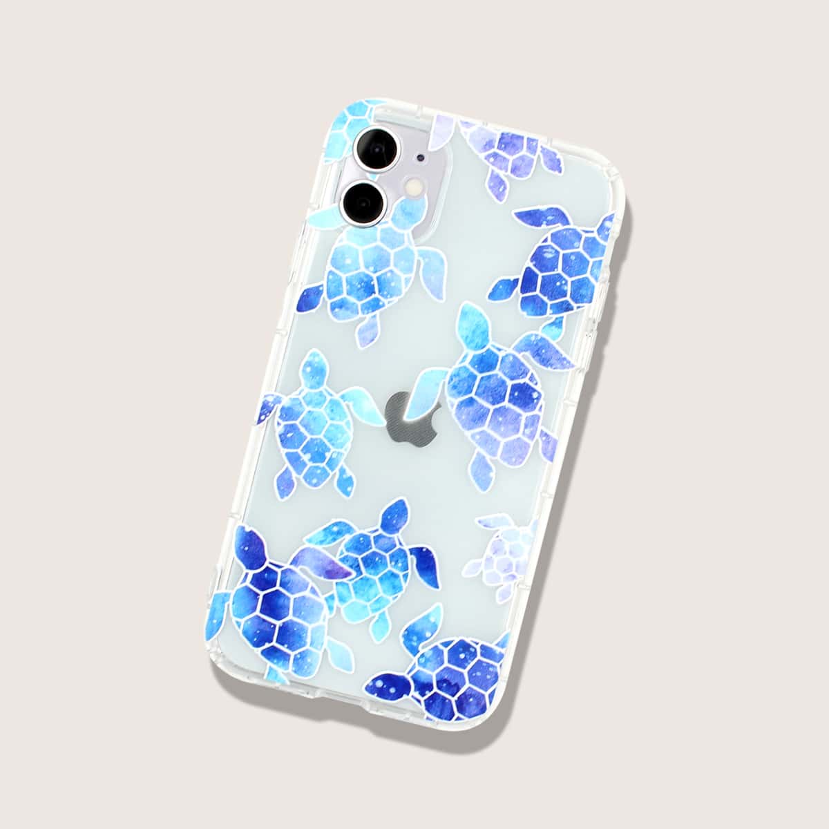 

Tortoise Graphic iPhone Case, Blue