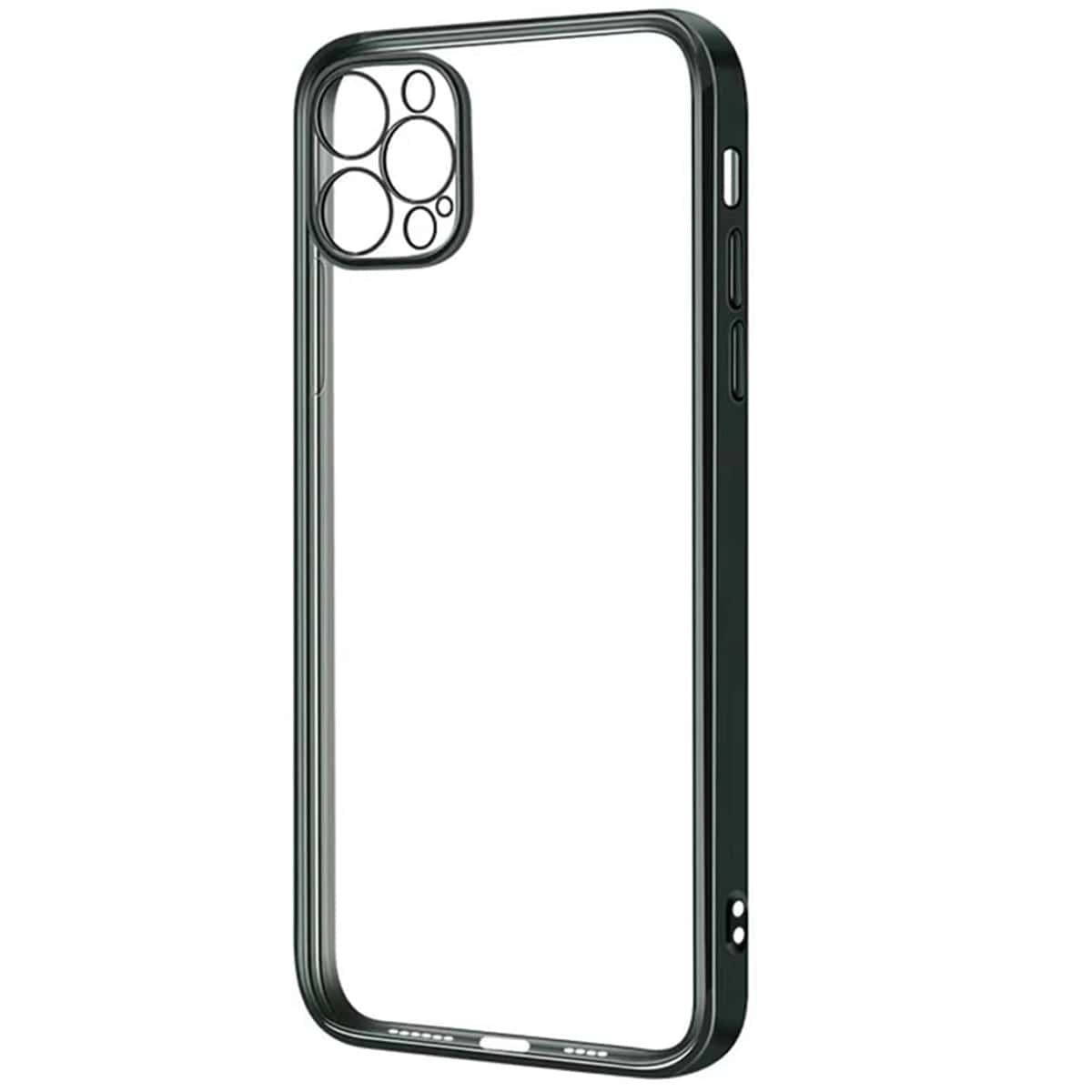 

Minimalist Clear iPhone Case, Black