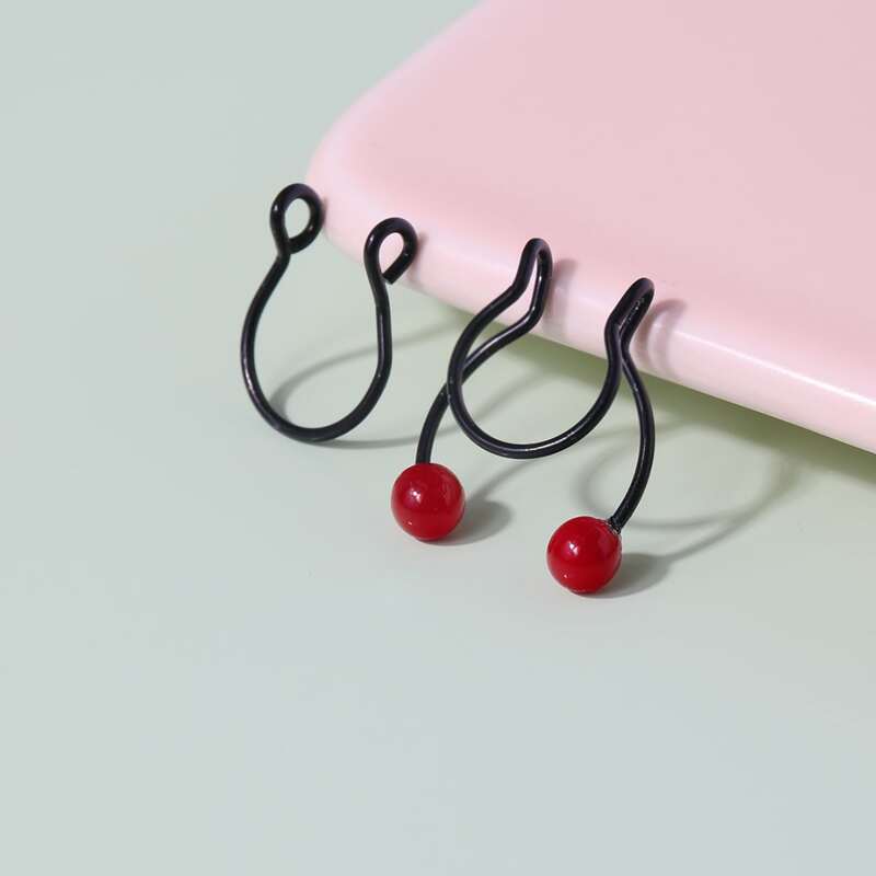 

2pcs Nose Ring, Black