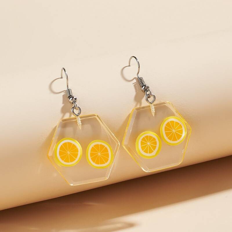 

Lemon Drop Earrings, Yellow